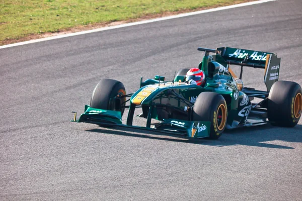 F1 Team lotus, jarno trulli, 2011 — Zdjęcie stockowe