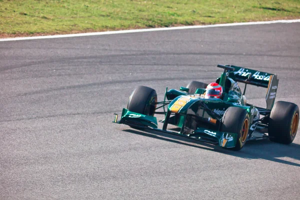 Ομάδα lotus f1, jarno trulli, 2011 — Φωτογραφία Αρχείου