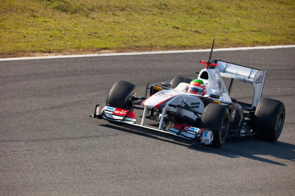 チーム ザウバー f1 2011 セルジオ ・ ペレス — ストック写真