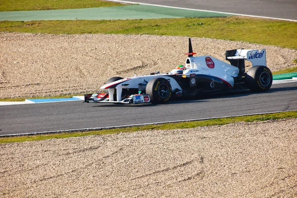 Equipo Sauber F1, Sergio Pérez, 2011 —  Fotos de Stock