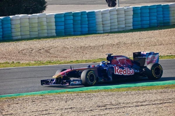 Equipo Toro Rosso F1, Daniel Ricciardo, 2011 — Foto de Stock