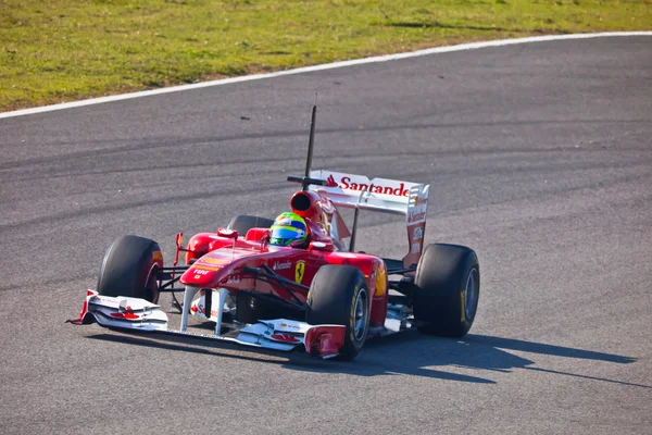 Команда Ferrari F1, Фелипе Масса, 2011 — стоковое фото