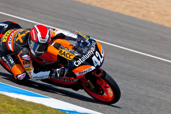 Alex Rins pilot of 125cc of the CEV Championship — Stock Photo, Image