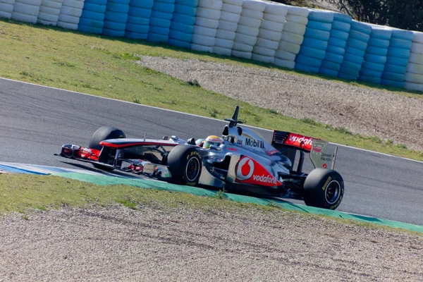 チーム マクラーレン f1、ルイス ・ ハミルトン、2011年 — ストック写真