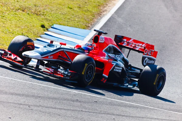 Equipe Virgin F1, Timo Glock, 2011 — Fotografia de Stock