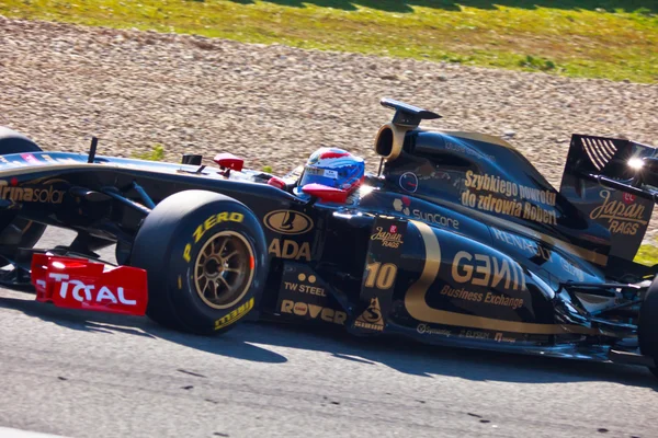 Team Lotus Renault F1, Vitaly Petrov, 2011 — Stock Photo, Image