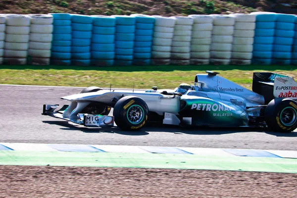Команди Mercedes F1, Ніко Росберг, 2011 — стокове фото