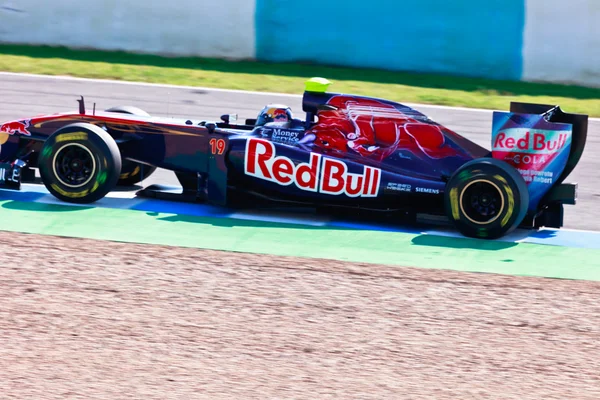 Equipo Toro Rosso F1, Jaime Alguersuari, 2011 — Foto de Stock