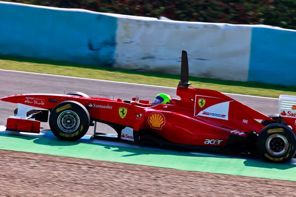 Equipo Ferrari F1, Felipe Massa, 2011 — Foto de Stock