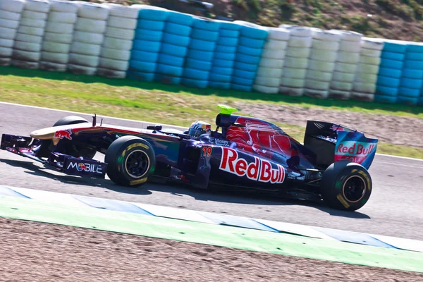 Equipo Toro Rosso F1, Jaime Alguersuari, 2011 — Foto de Stock