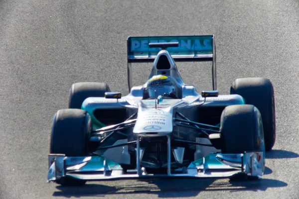 F1 Team Mercedes, Nico Rosberg, 2011 — Stockfoto