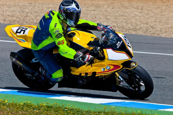 Juan Eric Gomez pilota di Stock Extreme del Campionato CEV — Foto Stock