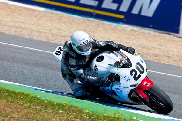 Juan Alonso pilot of Stock Extreme of the CEV Championship — Stock Photo, Image