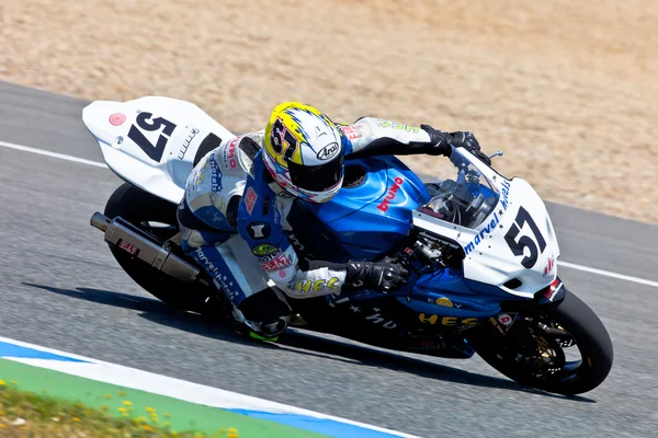 Ferran Casas piloto de Stock Extreme del Campeonato CEV — Foto de Stock