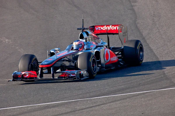 Equipo McLaren F1, Jenson Button, 2011 — Foto de Stock