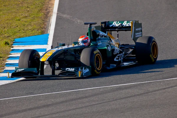 Equipe Lotus F1, Jarno Trulli, 2011 — Fotografia de Stock