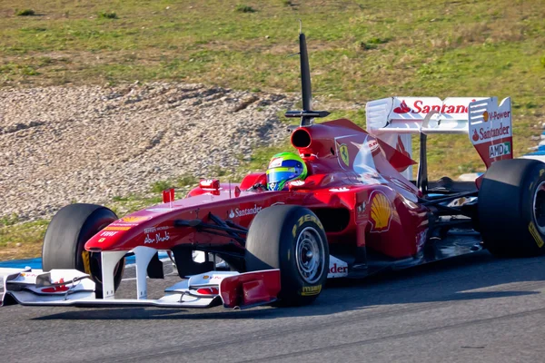 Zespół ferrari f1, felipe massa, 2011 — Zdjęcie stockowe