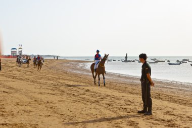 at yarışı sanlucar barrameda, İspanya, Ağustos 2011 tarihinde