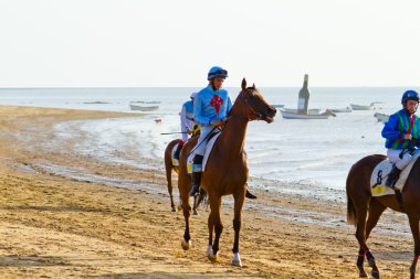 at yarışı sanlucar barrameda, İspanya, Ağustos 2011 tarihinde