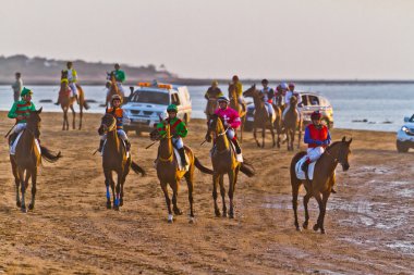 at yarışı sanlucar barrameda, İspanya, Ağustos 2011 tarihinde