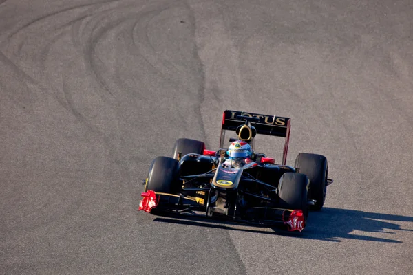 팀 로터스 르노 f1, 비탈리 페트로프, 2011 — 스톡 사진