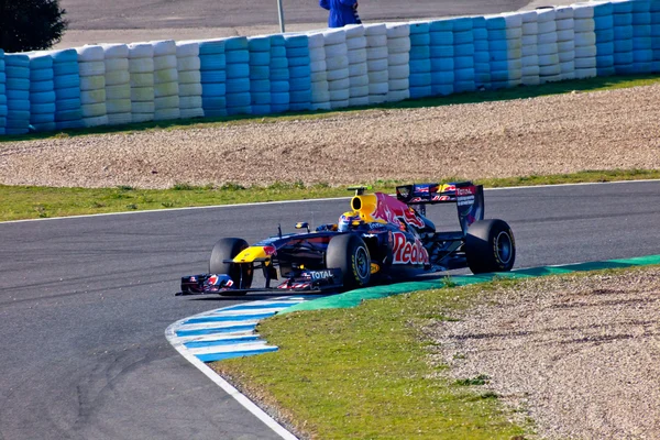 Team Red Bull Racing F1, Mark Webber, 2011 — Stockfoto