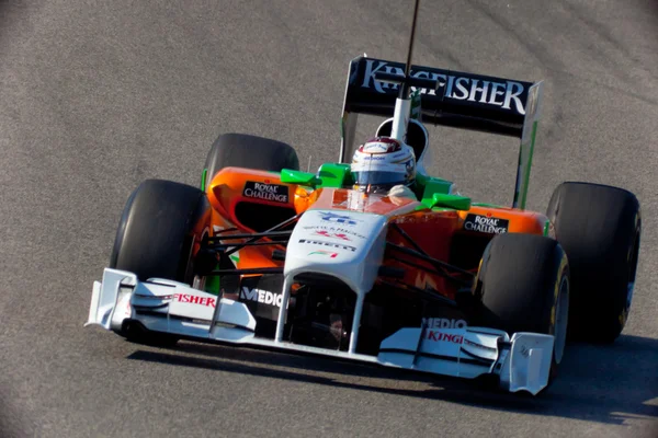 Team van Force India F1, Adrian Sutil, 2011 — Stockfoto