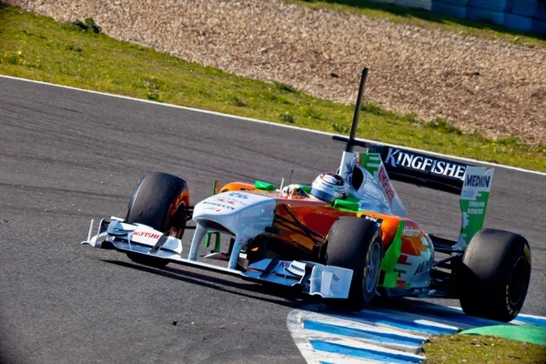 Team Force India F1, Adrian Sutil, 2011 — Stockfoto