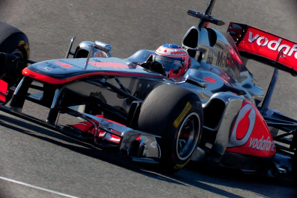 Команда McLaren F1, Дженсон Баттон, 2011 — стоковое фото