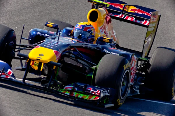 Equipe Red Bull Racing F1, Mark Webber, 2011 — Fotografia de Stock