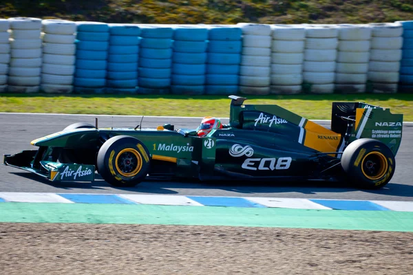 Equipo Lotus F1, Jarno Trulli, 2011 — Foto de Stock