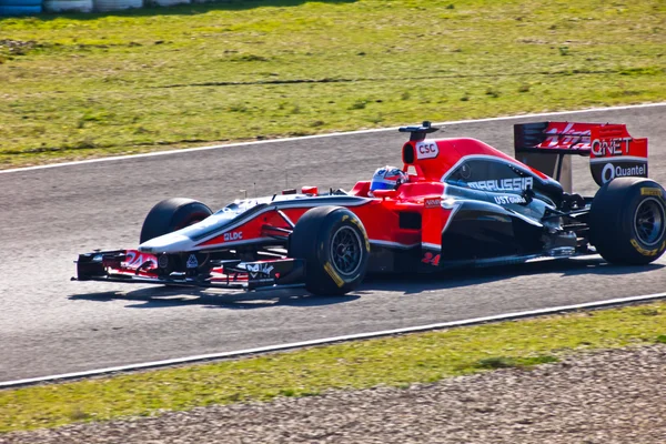 Equipe Virgin F1, Timo Glock, 2011 — Fotografia de Stock