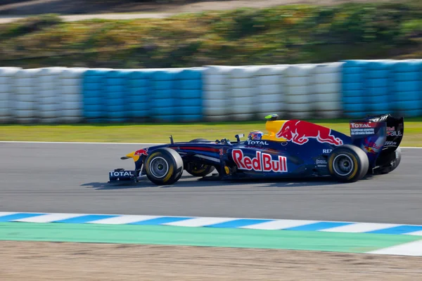 Team Red Bull Racing F1, Mark Webber, 2011 — Stock Photo, Image