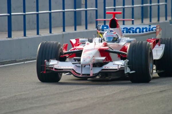 Команда Toyota F1, Оливье Панис, 2006 год — стоковое фото
