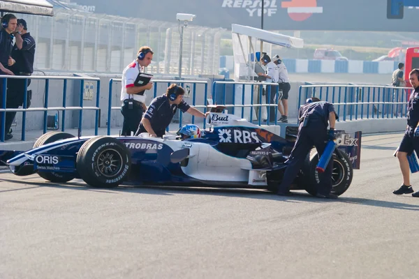 Equipo Williams F1, Alex Wurz, 2006 — Foto de Stock