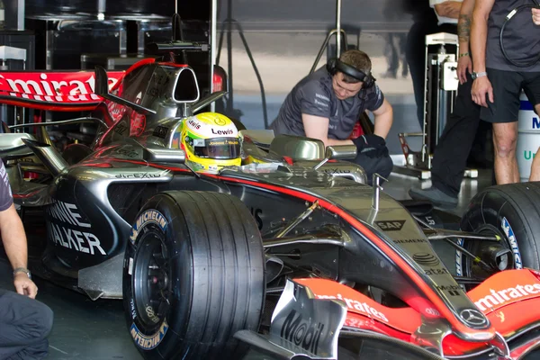 Equipe McLaren F1, Lewis Hamilton, 2006 — Fotografia de Stock