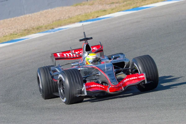 Zespół mclaren f1, lewis hamilton, 2006 — Zdjęcie stockowe