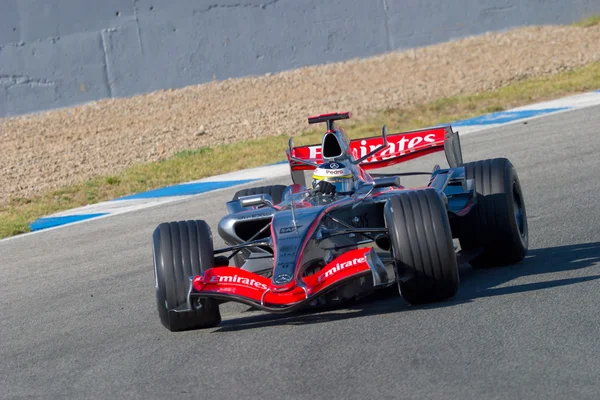 团队的迈凯轮 f1，佩德罗 · 德拉罗萨，2006年 — 图库照片
