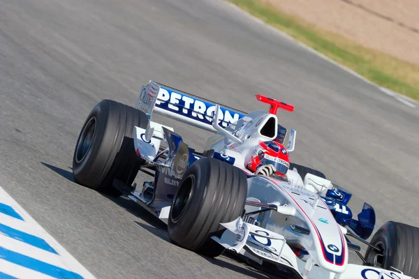 Team von Bmw-Sauber f1, Robert Kubica, 2006 — Stockfoto