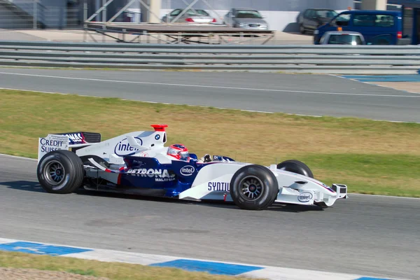 Команди Bmw-Sauber F1, Роберт Кубіца, 2006 — стокове фото