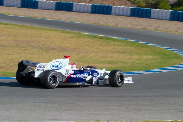 Team von Bmw-Sauber f1, Robert Kubica, 2006 — Stockfoto