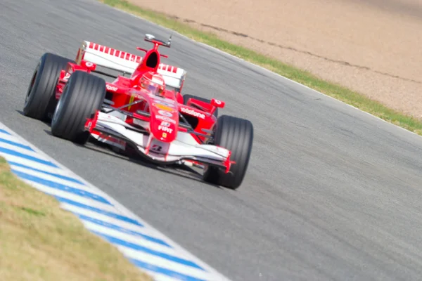 Scuderia Ferrari F1, Michael Шумахер, 2006 — стокове фото