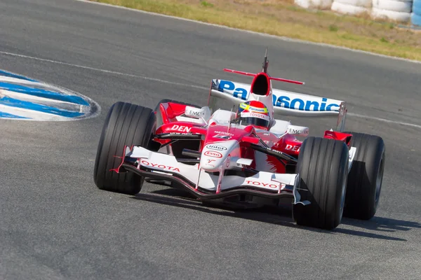 Equipo Toyota F1, Ricardo Zonta, 2006 — Foto de Stock