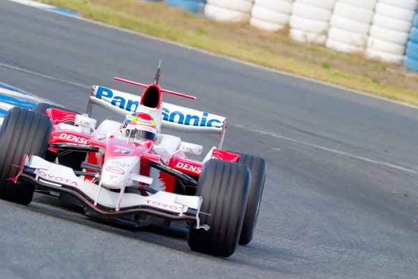 Equipo Toyota F1, Ricardo Zonta, 2006 — Foto de Stock
