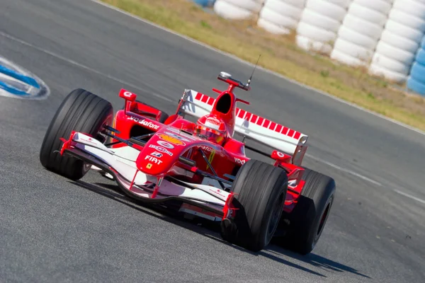 Scuderia Ferrari F1, Michael Шумахер, 2006 — стокове фото