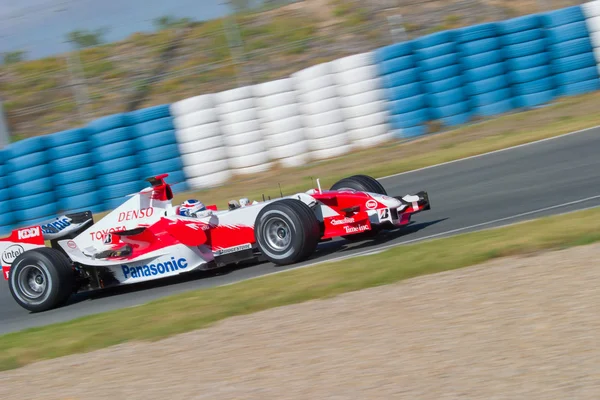 Tým toyota f1, olivier panis, 2006 — Stock fotografie