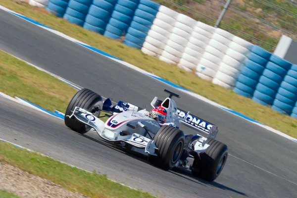 チームのロバート ・ クビサ bmw ザウバー f1 2006 — ストック写真