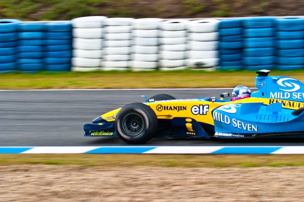 Equipo Renault F1, Franck Montagny, 2004 — Foto de Stock