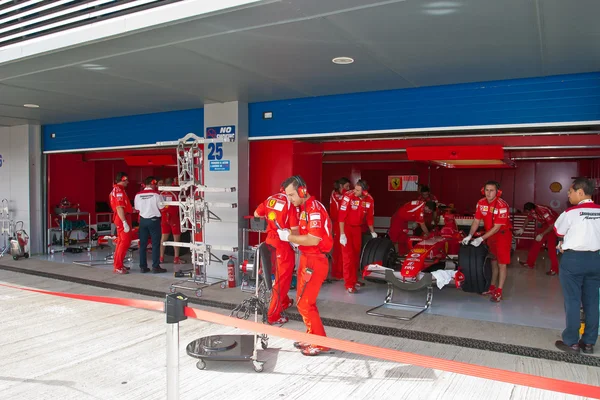 Equipe Ferrari F1, Engenheiros — Fotografia de Stock