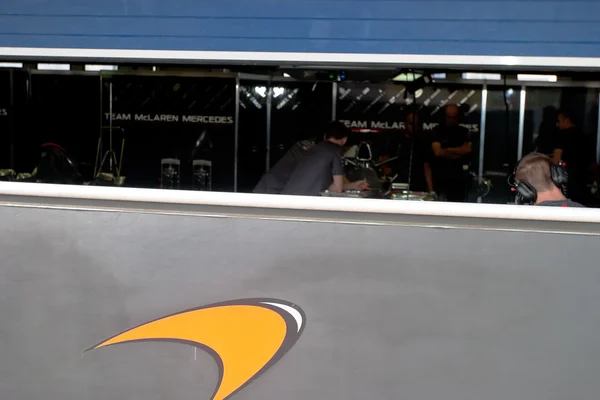Equipa McLaren F1, Engenheiros — Fotografia de Stock